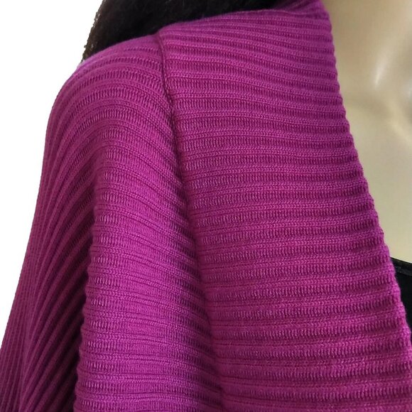 Givenchy Fuchsia Pink Ribbed Cardigan Sweater 4 & 6 - Picture 8 of 12